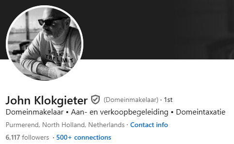 Linkedin profiel van John