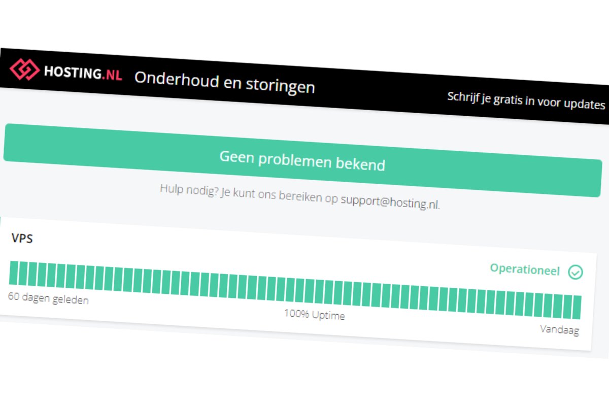 storing updates hosting.nl