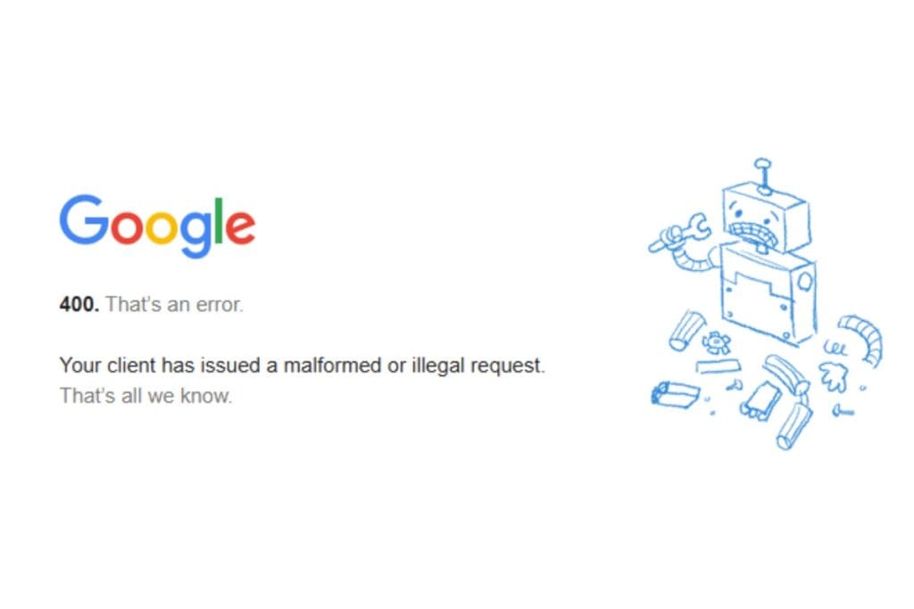 400 http error bad request