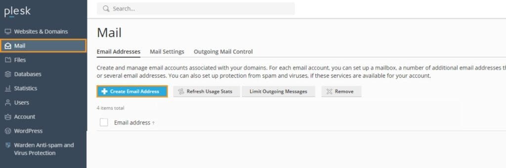 zakelijk emailadres aanmaken bij cloud86